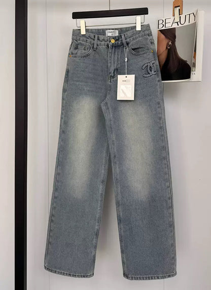 "CC" SIGNATURE LOGO JEANS
